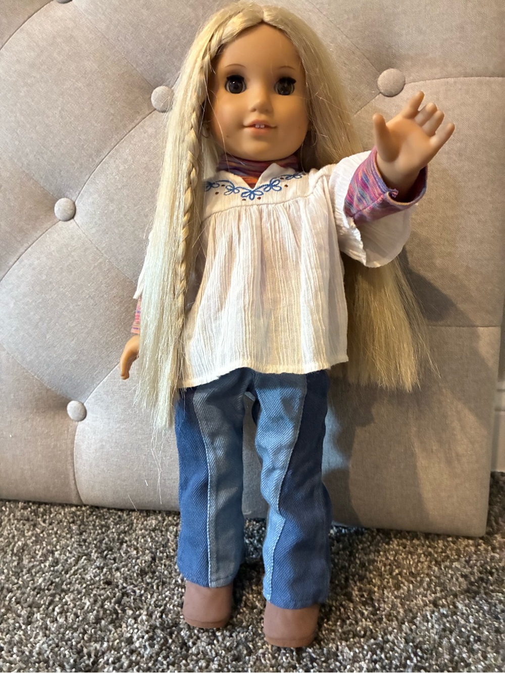American Girl Julie Albright Doll with ears pierced!